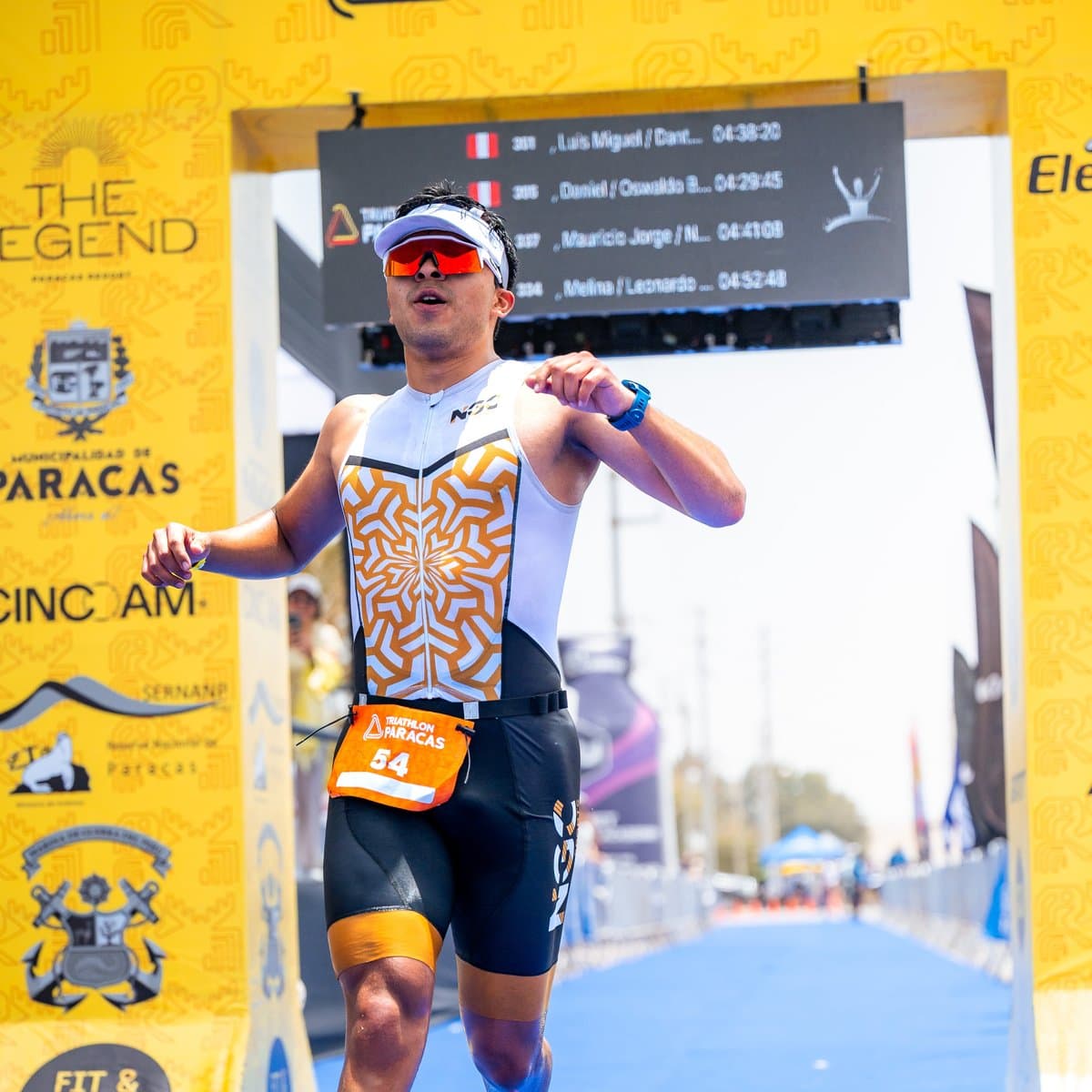 Paracas triathlon, race day